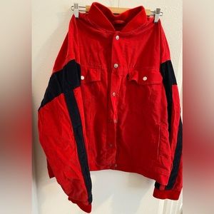 Levi Strauss & Co Vintage Sports Bomber Corduroy Jacket